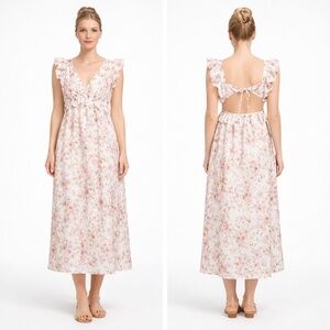 Munthe. Hives Silk Blend Floral‎ Dress.